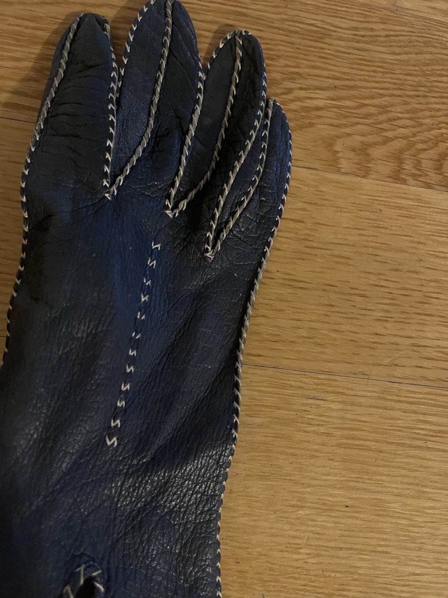 Guanti & manicotti: Handschuhe Lederhandschuhe Damen Winterhandschuhe Grösse S – Usato da Rüschlikon venduto da leo_mwz2 7
