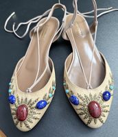Sandales Aquazzura tressées décorées taille 39.5