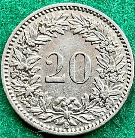 Tutti le monete: Pièce de 20 ct suisse 1912 – Usato da Plan-les-Ouates venduto da gab_cgf6 1