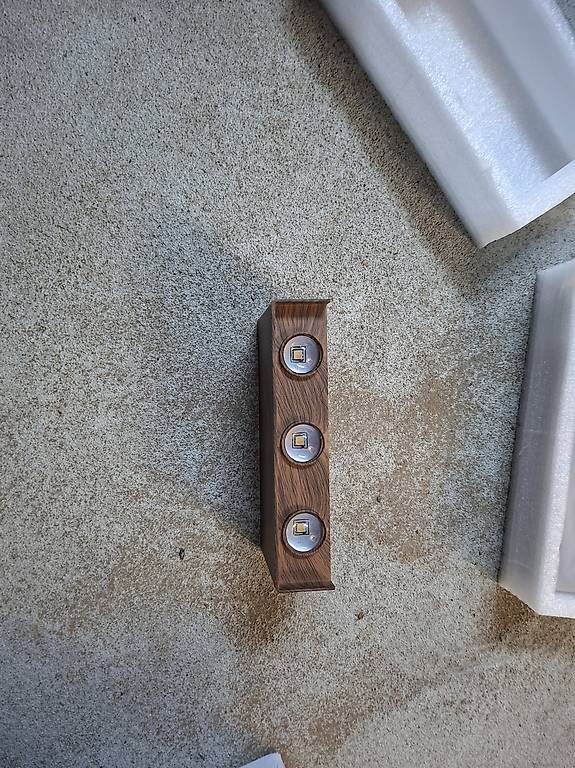 Lampade: Akku Lampe holz look – Nuovo e nell'imballaggio originale da St. Antoni venduto da Menzce 1