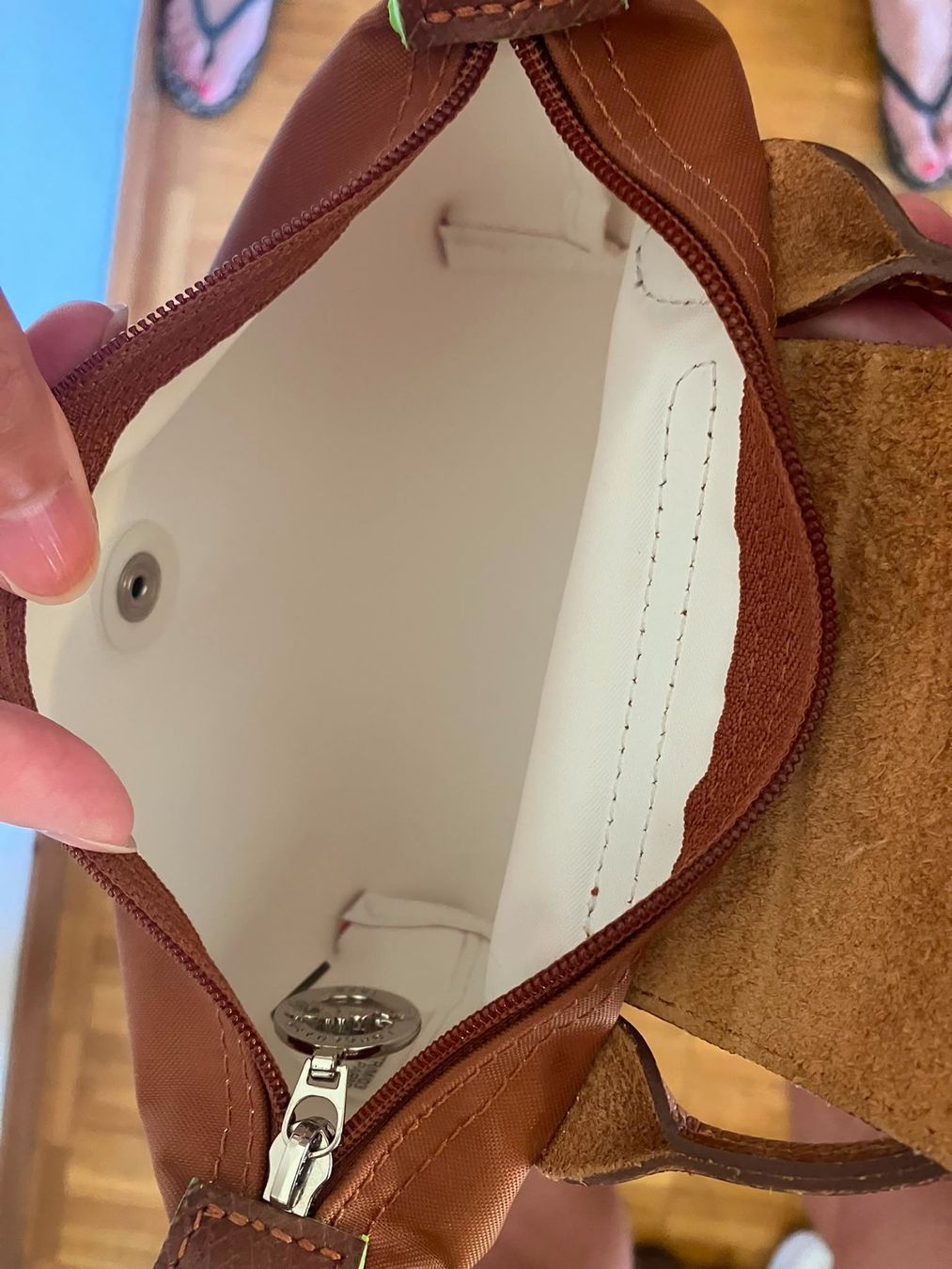 Longchamp Borse da donna: Longchamp Le Pliage Cognac XS – Usato da Vufflens-la-Ville venduto da Diddix 8