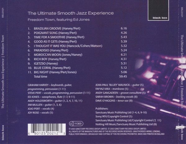 CD: Ultimate Smooth Jazz Experience FREEDOM TOWN Jim Mullen CD – Usato da Kandergrund venduto da Sososo 1