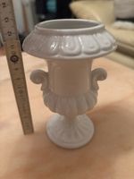 Schöne, kleine, antike Vase, Keramik, weiss, Vintage!