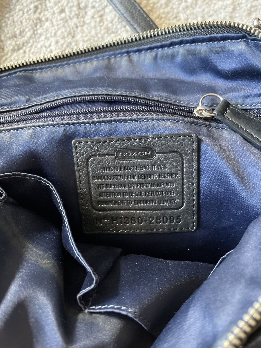 Coach Borse da donna: Coach Handtasche schwarz aus Leder – Usato da Zürich venduto da mar_gp9s 2