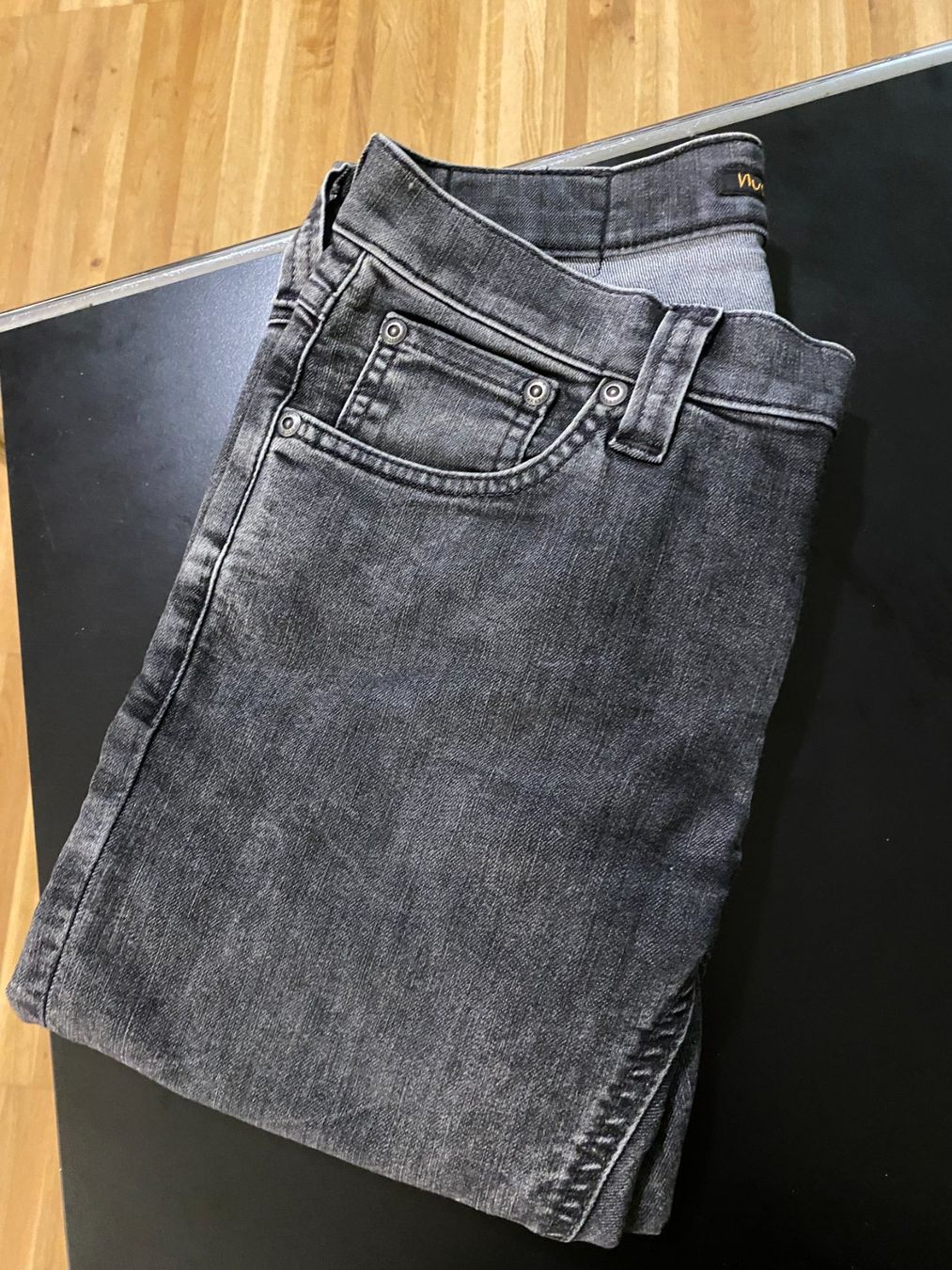 Nudie Jeans: Nudie Jeans – grau, washed look – Usato da Zürich venduto da cyrils78 3