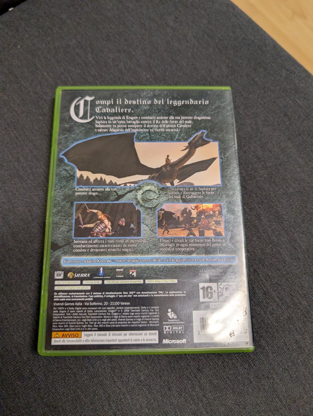 Spiele: Eragon Microsoft Xbox 360 – Gebraucht aus Giubiasco von Ticinerd 1