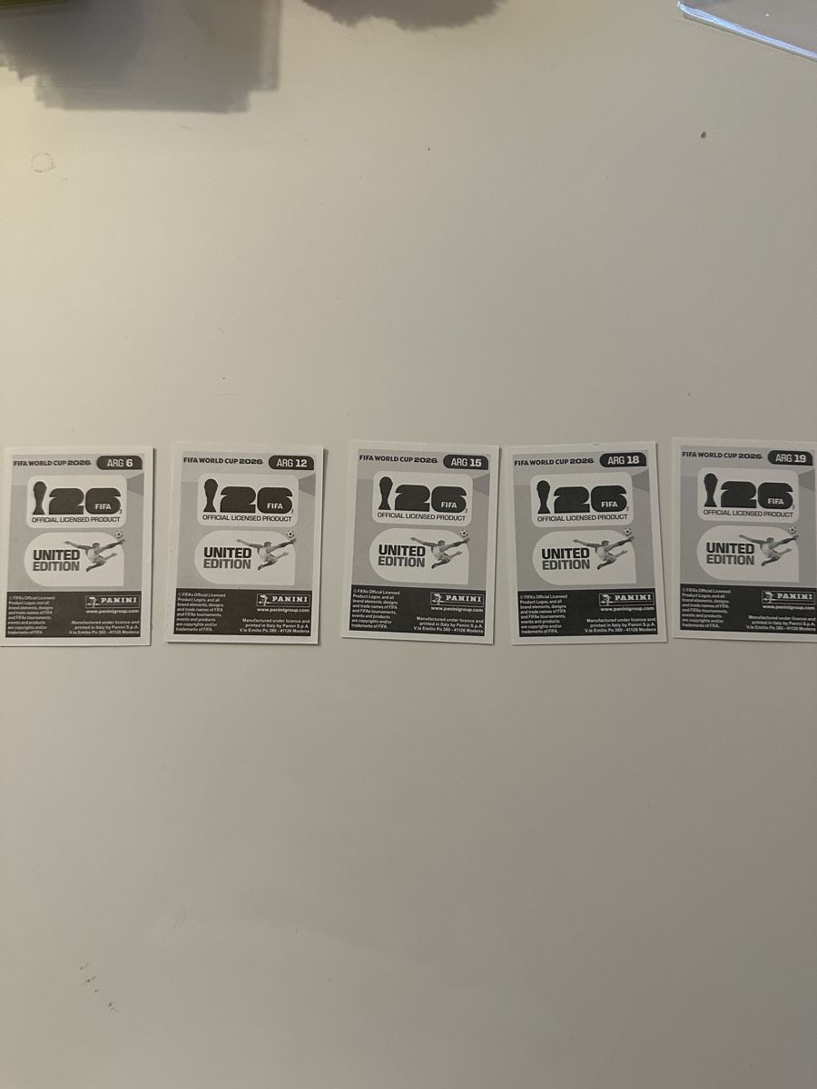 Panini Carte collezionabili: PANINI WM 2026 verschiedene Bilder ARGENTINIEN  – Nuovo (secondo la descrizione) da Meggen venduto da Carina5555 1