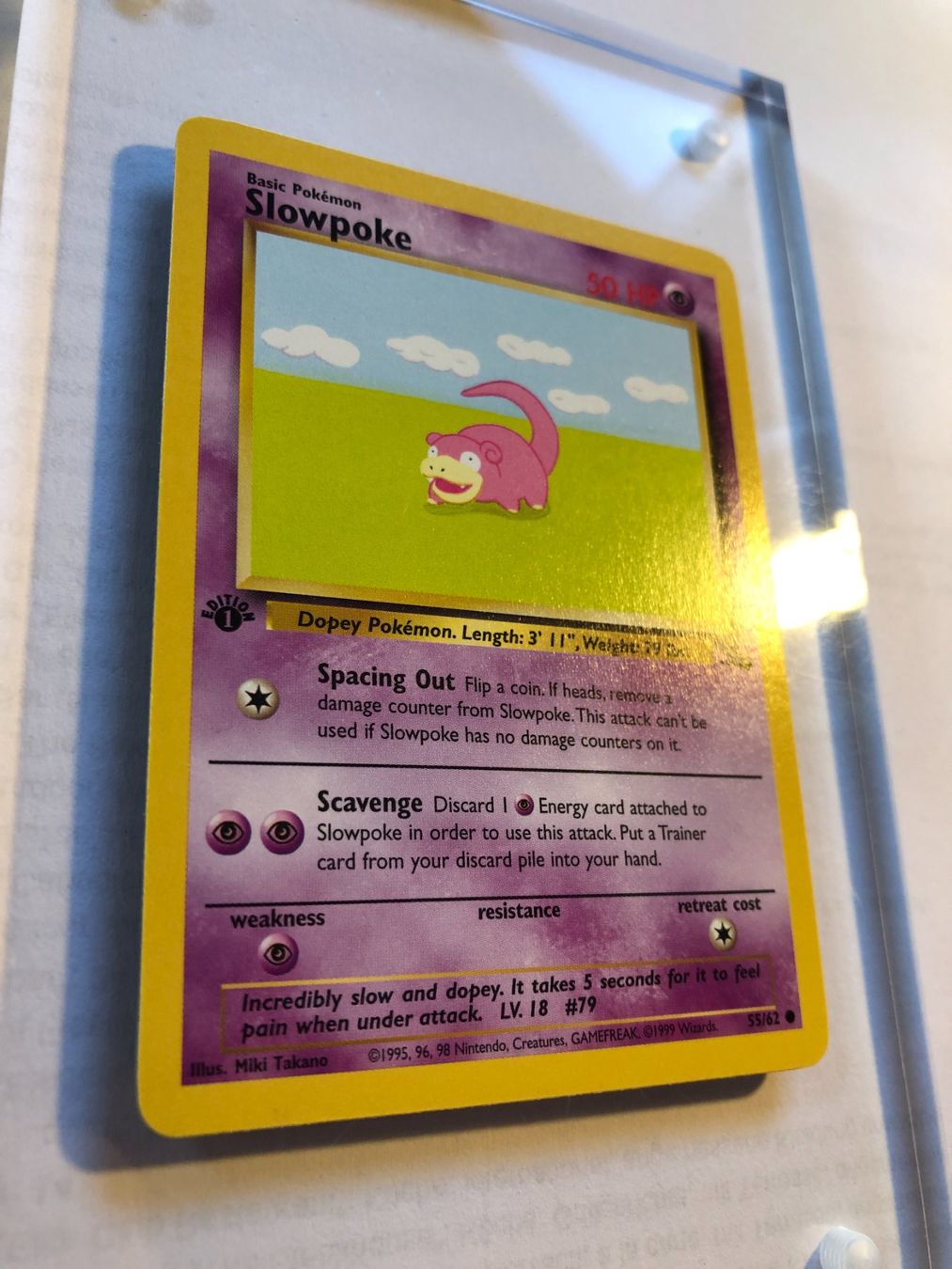 Sammelbilder & Trading cards: Slowpoke 1st Fossil - MINT - ab 1.- – Gebraucht aus Giubiasco von dan_pr8b 1