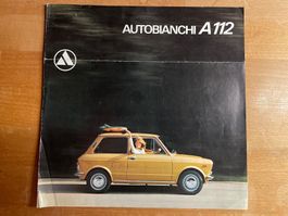 Prospekt Lancia Autobianchi A112 März 1970