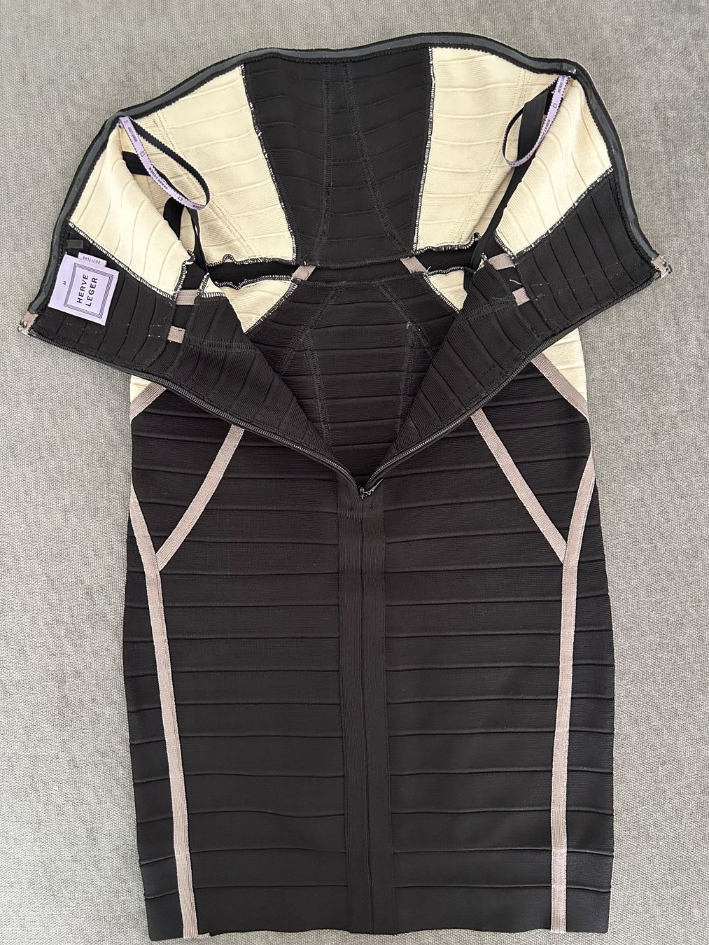Vestiti: HERVE LEGER Vintage Designer Elegantes Kleid – Nuovo (secondo la descrizione) da Wimmis venduto da rimnakit 5