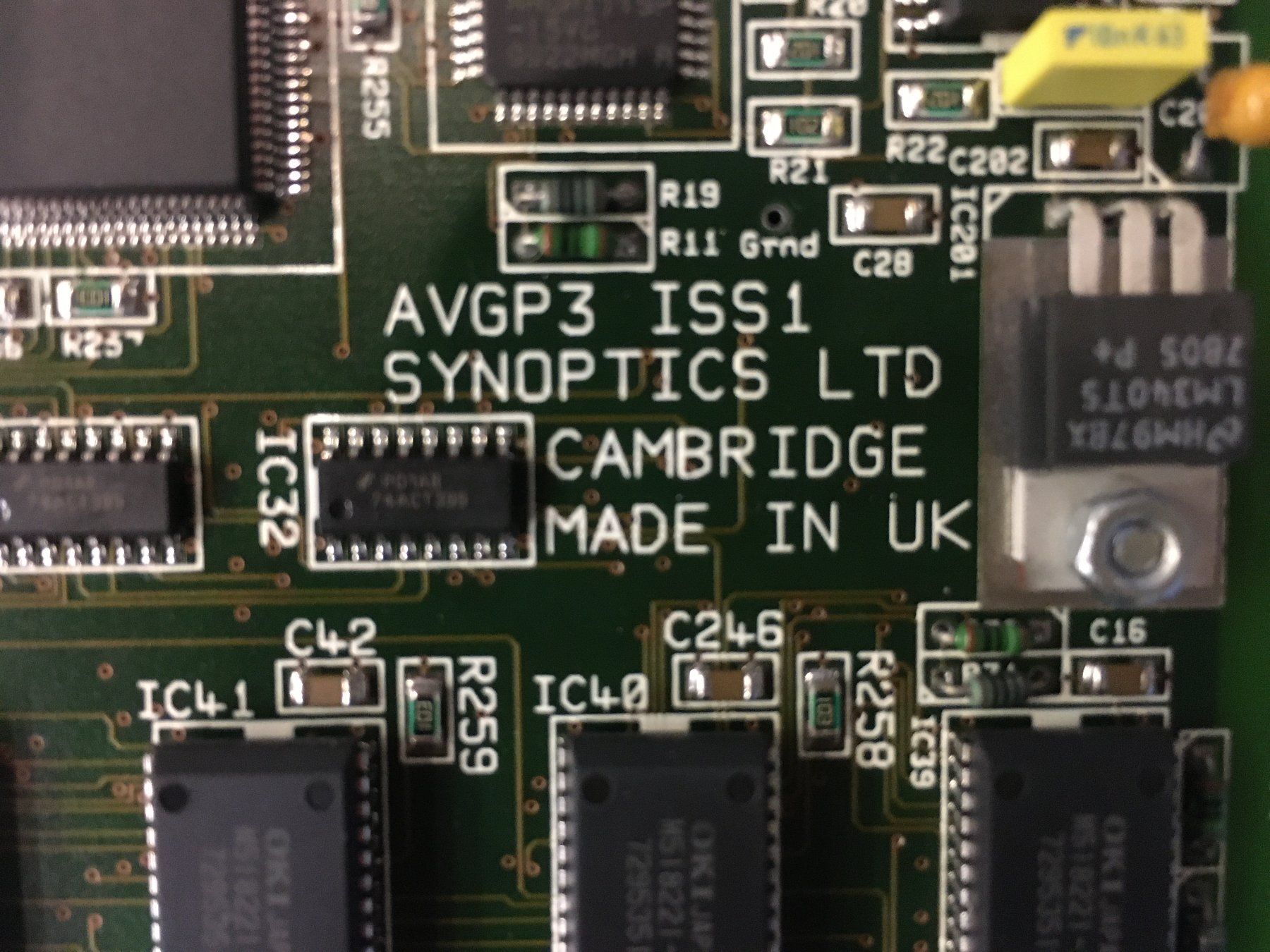 Componenti elettronici: Synoptics Card AVGP3 ISS1  AVGP/3085 – Usato da Basel venduto da Pbuergiss 2