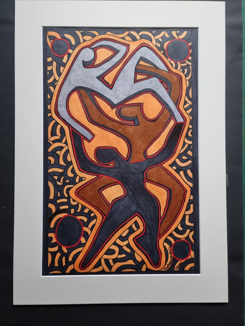 Poster & Bilder: EDGAR BALTENSPERGER  ORIGINAL AUF PAPIER MIT PASSEPARTOUT – Gebraucht aus Gersau von grafik-kunst 1
