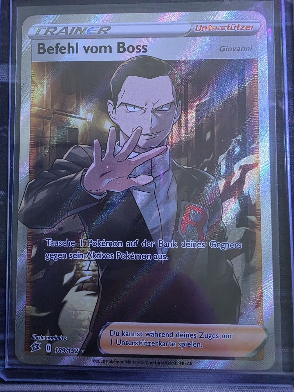 Pokémon Carte collezionabili: Pokemon Karte -Trainer Befehl vom Boss – Nuovo (secondo la descrizione) da Oberhasli venduto da leo_7gjx