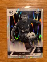 Topps Chrome Luis Diaz Liverpool BW Raywave