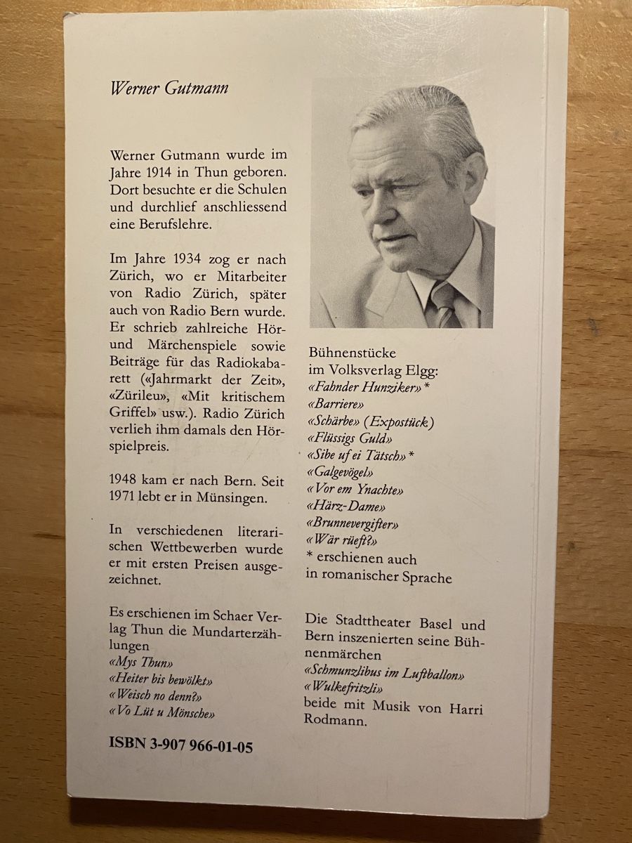 Libri: Vo Lüt u Mönsche - Werner Gutmann – Usato da Schwarzenburg venduto da Michellu 1