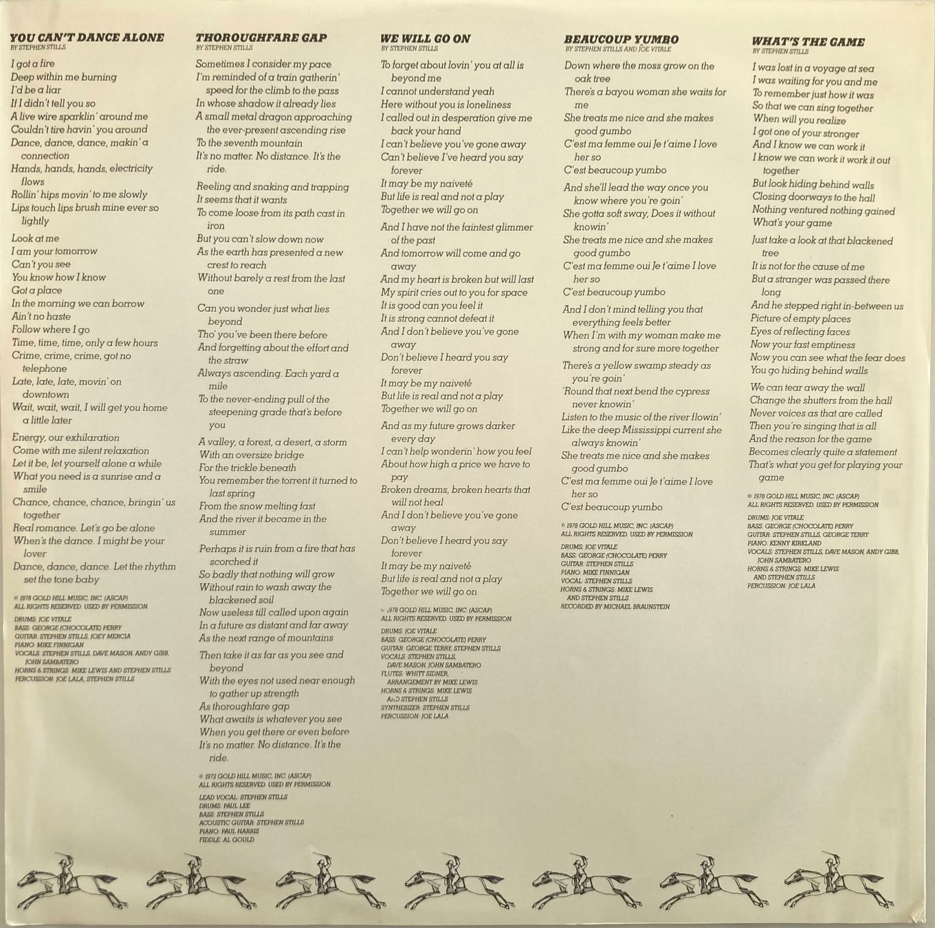 Schallplatten: STEPHEN STILLS - THOROUGHFARE GAP – Gebraucht aus Poliez-Pittet von Newtown-Records 2