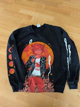 Graphic Print Sweater Omocat, Grösse M