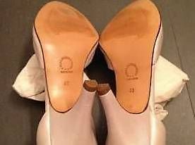 Damenschuhe: Escarpins en gris argente - mariage - taille 40 – Neu (gemäss Beschreibung) aus Geneve von maremonte 1