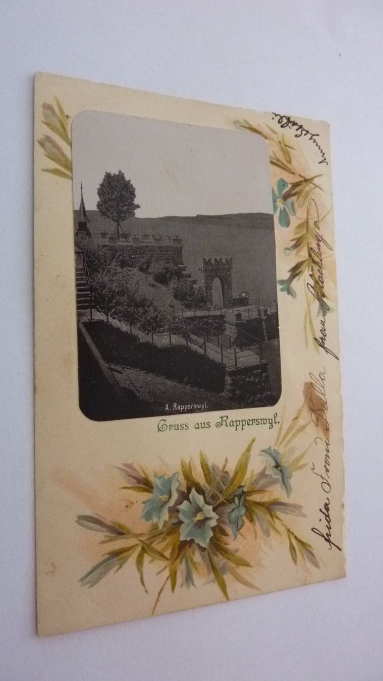 Cartoline postali: 5 ver. uralte Ansichtskarten : Rapperswyl 1900-1902 – Usato da Birrwil venduto da Schnaepli 1