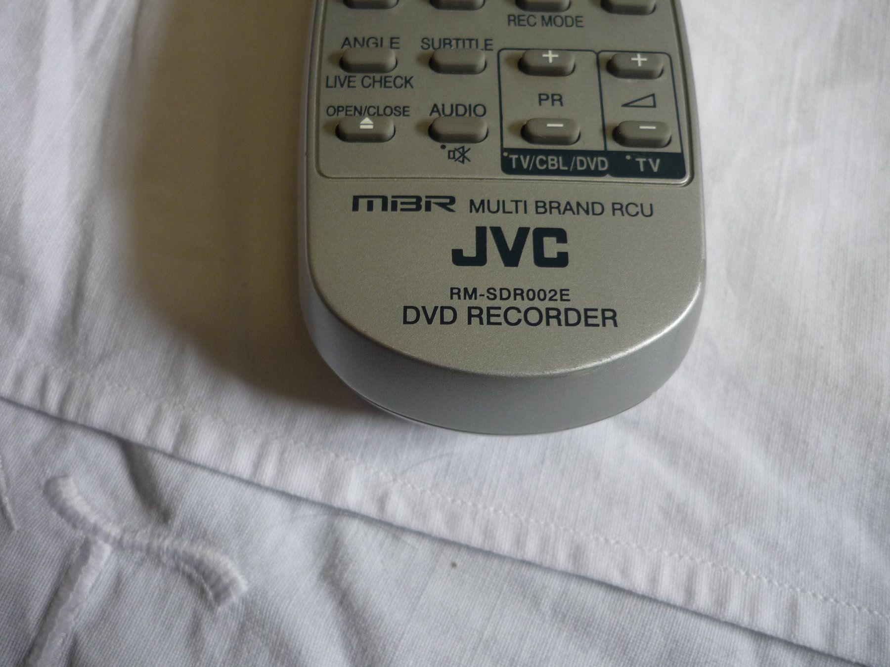 JVC Telecomandi: Fernbedienung DVD Recorder - JVC - RM SDR002E – Usato da Beringen venduto da Flatretriever 2