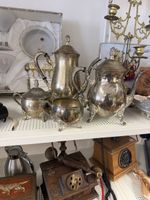Vintage Kaffee- & Teeservice versilbert 4-teilig Barock Stil