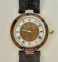 Montre Pierre Balmain Paris cadran doré état neuf