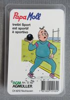 Quartett - Papa Moll treibt Sport - 32 Karten & Titelkarte