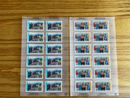 Briefmarken Museum Kommunikation 1907-2007 zwei Bogenserie
