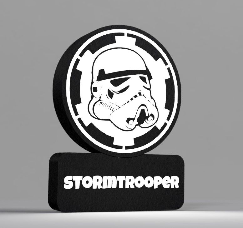 Lampade: Lightbox lumière led STORMTROOPER STARWARS – Nuovo (secondo la descrizione) da Vicques venduto da PAMB3D