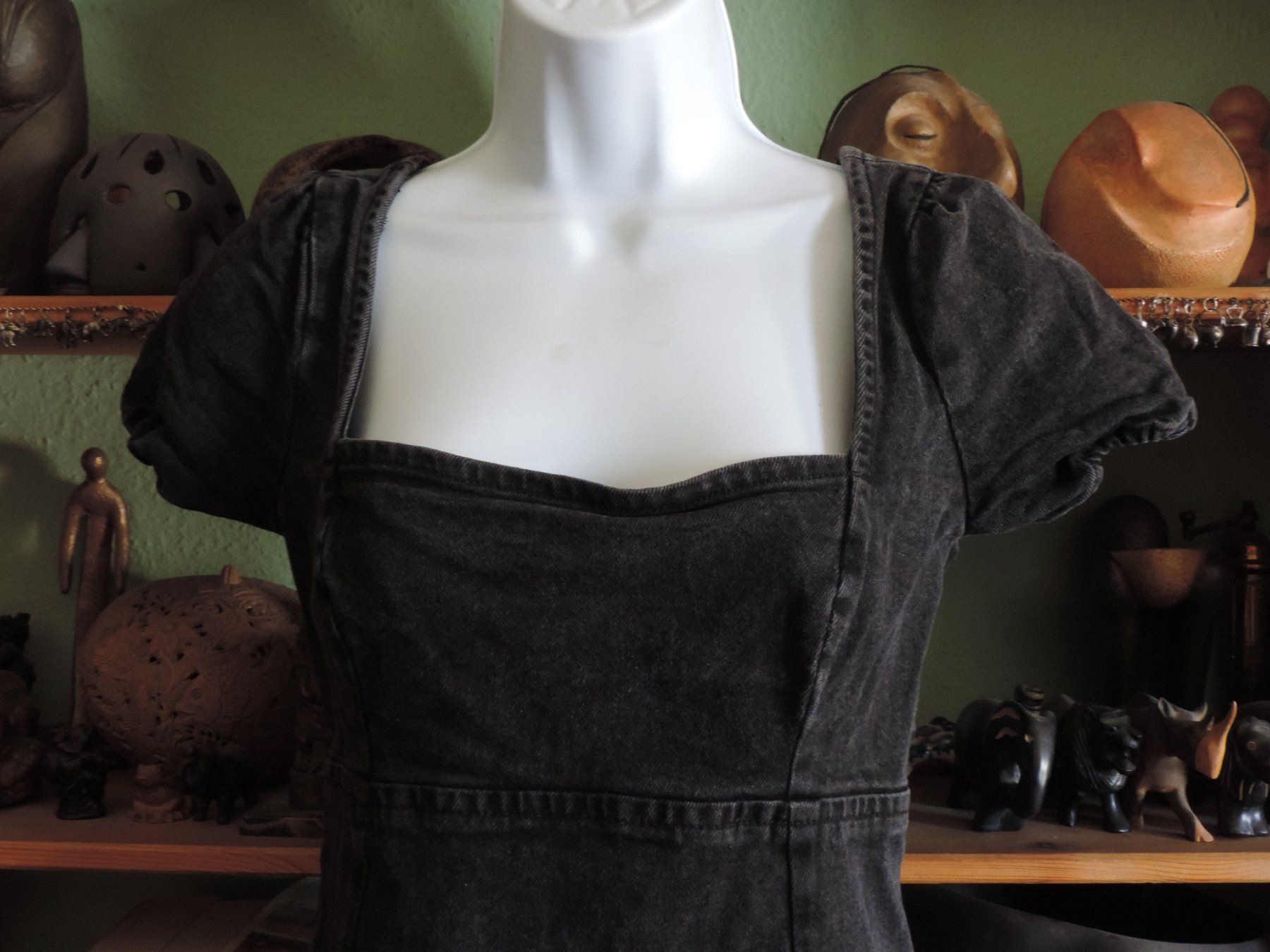 Vestiti: robe en jeans noir – Usato da Genève venduto da Axelle333 4