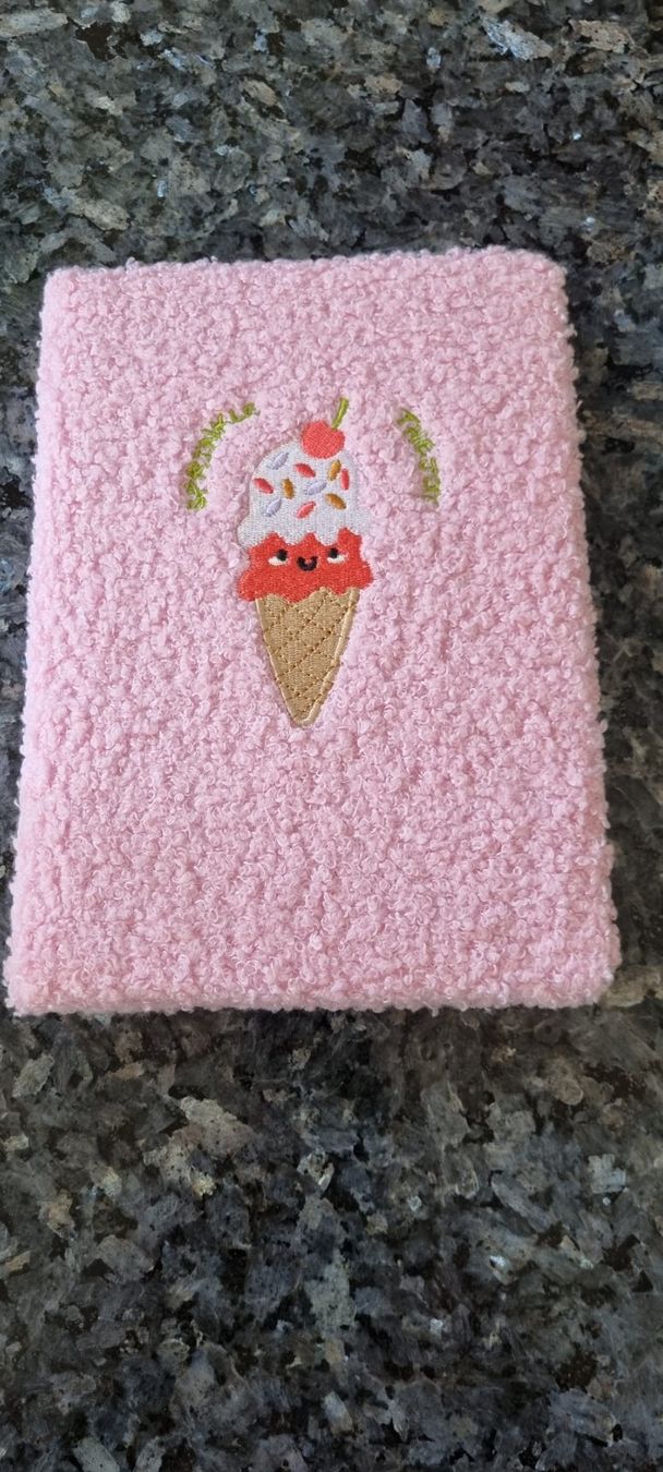 Schreibblöcke: Notizbuch mit Eiscreme-Motiv rosa neu – Neu (gemäss Beschreibung) aus egliswil von Maggy6