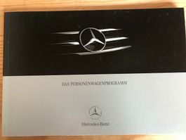Prospekt Mercedes Programm A C E S SLK CL CLK SL G M 11 2002