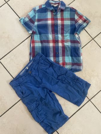 H&M Set, Junge, Gr. 146, Hemd & Shorts, Top Zustand!