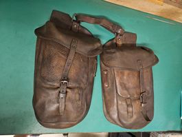 Satteltaschen Schweizer Armee Militär Train Pferd Kavallerie
