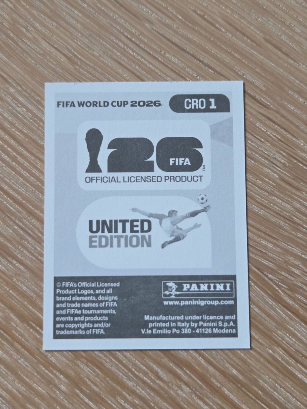 Panini Carte collezionabili: Panini FIFA WM 2026 CRO 1 – Nuovo e nell'imballaggio originale da St-Imier venduto da Mod_qd95 1