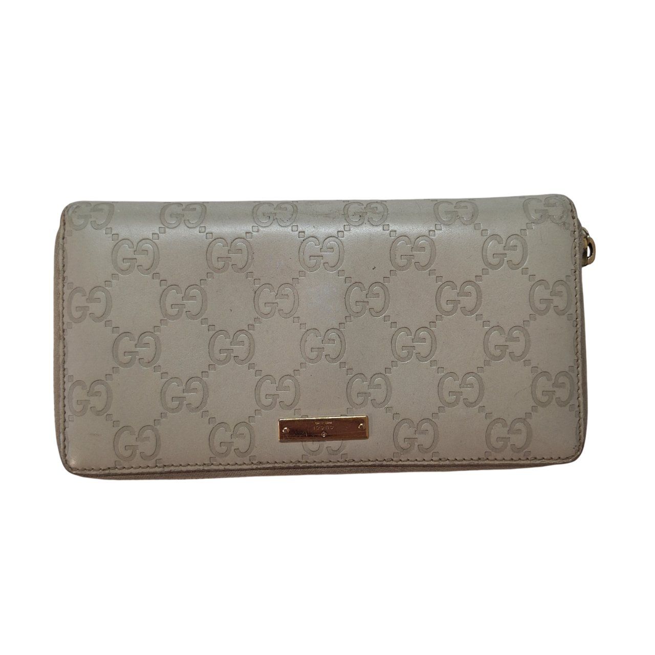 Gucci Portamonete: GUCCI SSIMA ZIP AROUND WALLET / IVORY LEDER – Usato da Kilchberg ZH venduto da mrmame
