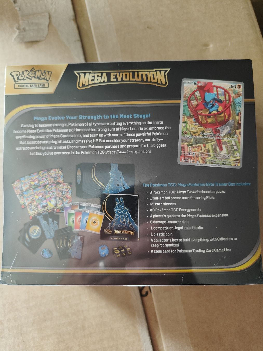 Pokémon Carte collezionabili: ETB Pokémon Mega Evolution Scellée /  Anglais  – Nuovo e nell'imballaggio originale da Pompaples venduto da minifigureCH 1