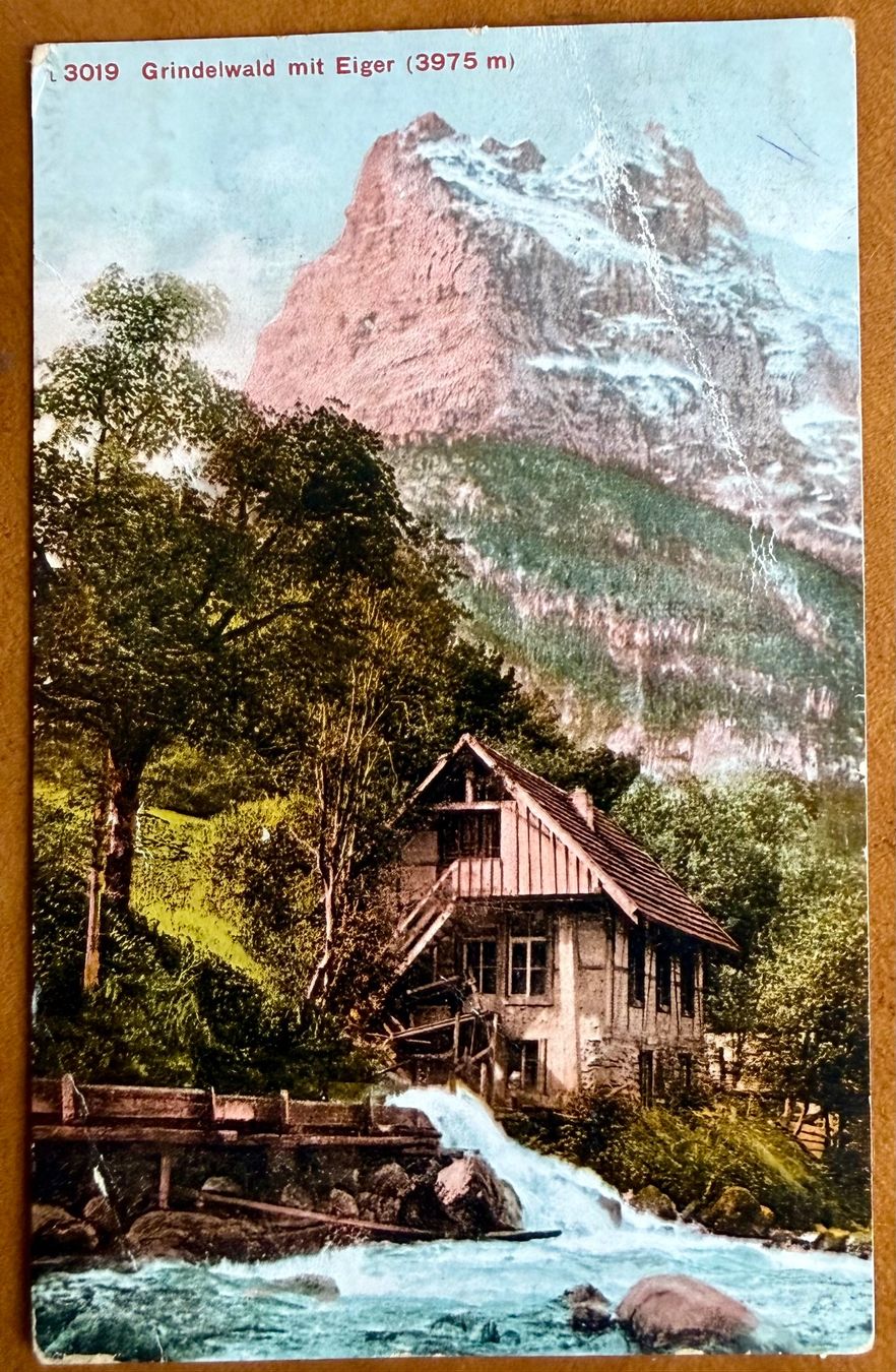 Ansichtskarten: Grindelwald mit Eiger 1913 – Gebraucht aus Lutry von Ediego