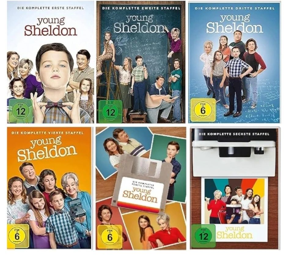 Tutti i DVDs: Young Sheldon Serie Staffel DVD Complete Edition – Nuovo (secondo la descrizione) da Arbon venduto da sar_l7ll 5