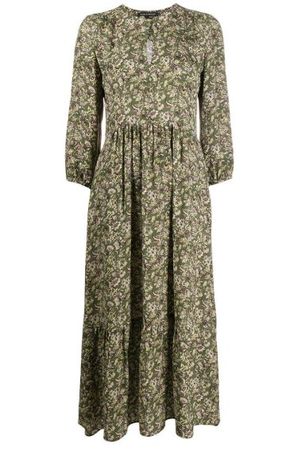 Florales grünes Maxikleid von Luisa Cerano Gr. 44 - 426124