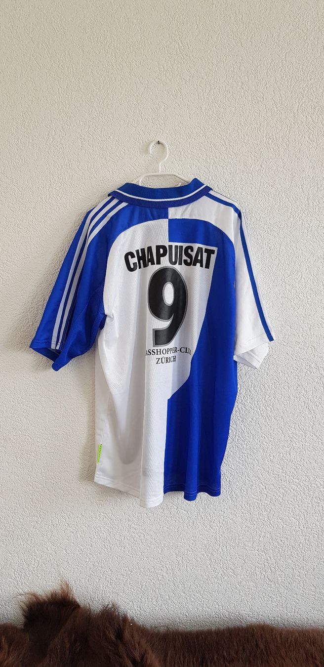 Grasshopper Canottiere & Pantaloni: Orginal GC Trikot vom Chapi – Usato da Bassersdorf venduto da enrico555