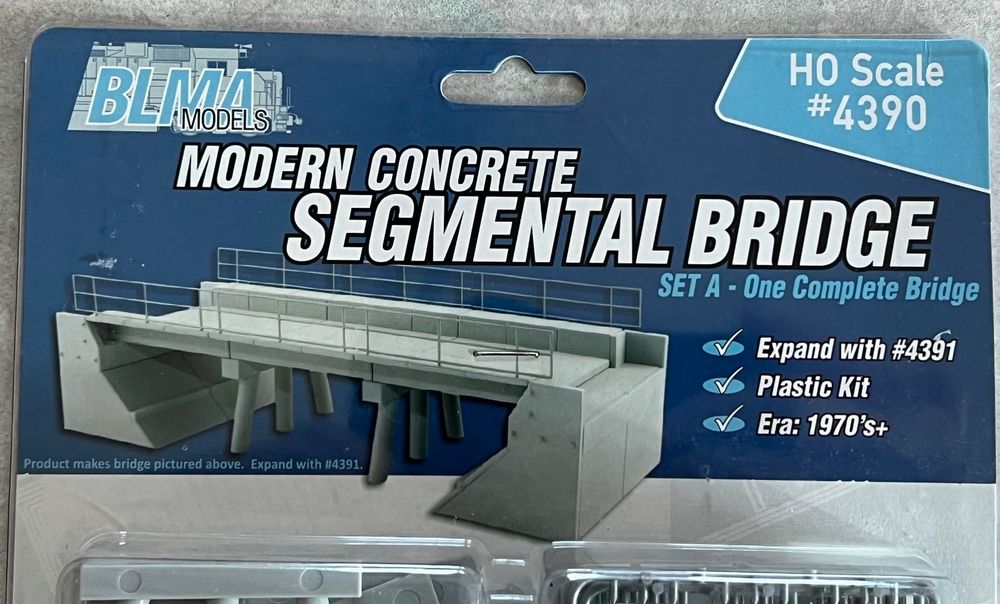 BLMA Models HO-Skala Set Moderne Betonsegmentbrücke Set A