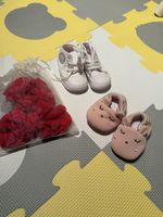 Baby Girl Shoe Bundle: Converse, Moccasins & Headband!