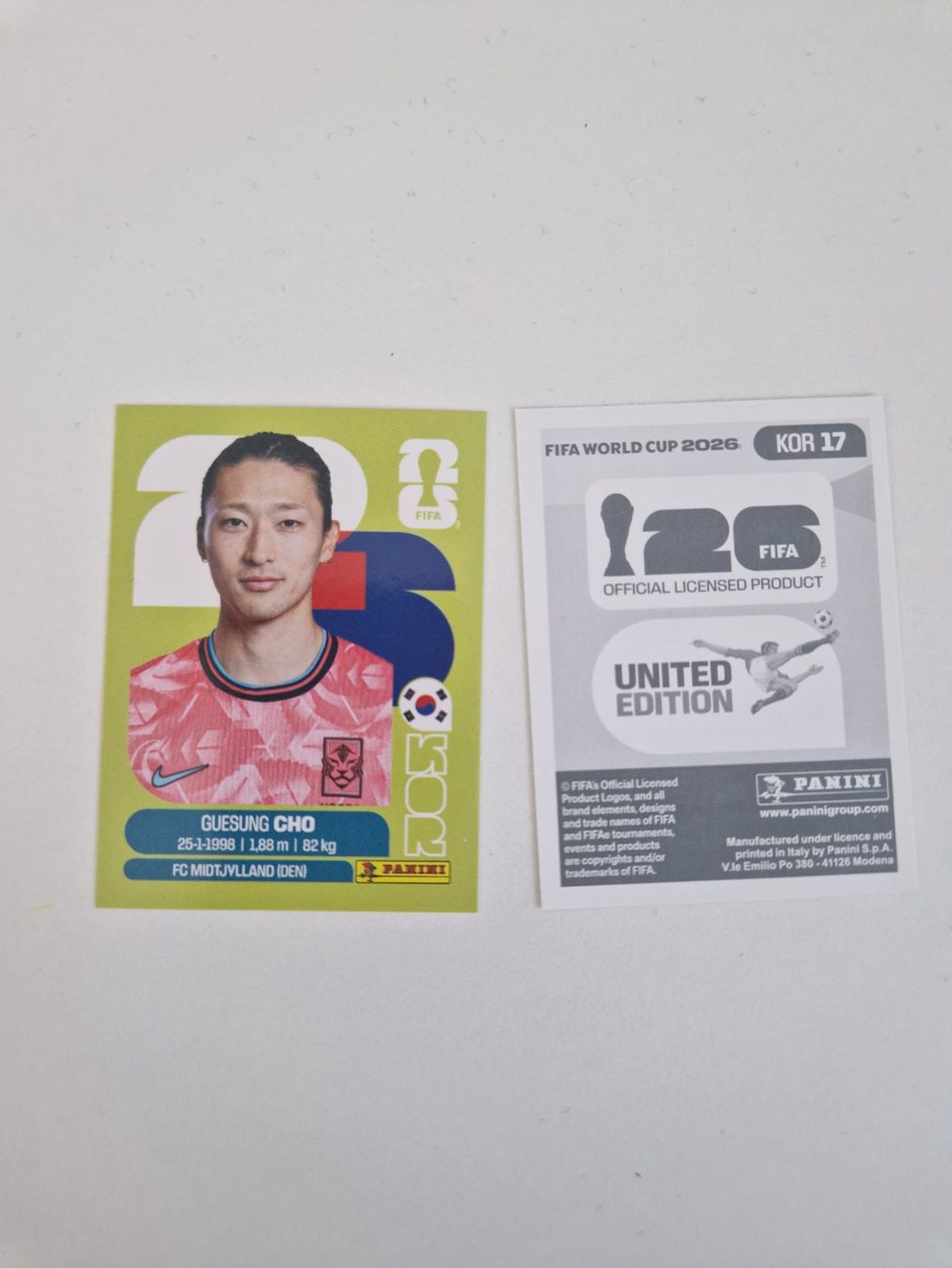 Panini Cartes à collectionner: Panini Sticker KOR17 – Neuf (Voir description) à Stüsslingen par white_angel86