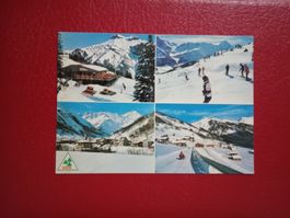 Elm Glarus Skigebiet mit Raupenfahrzeug Schlitten 1988