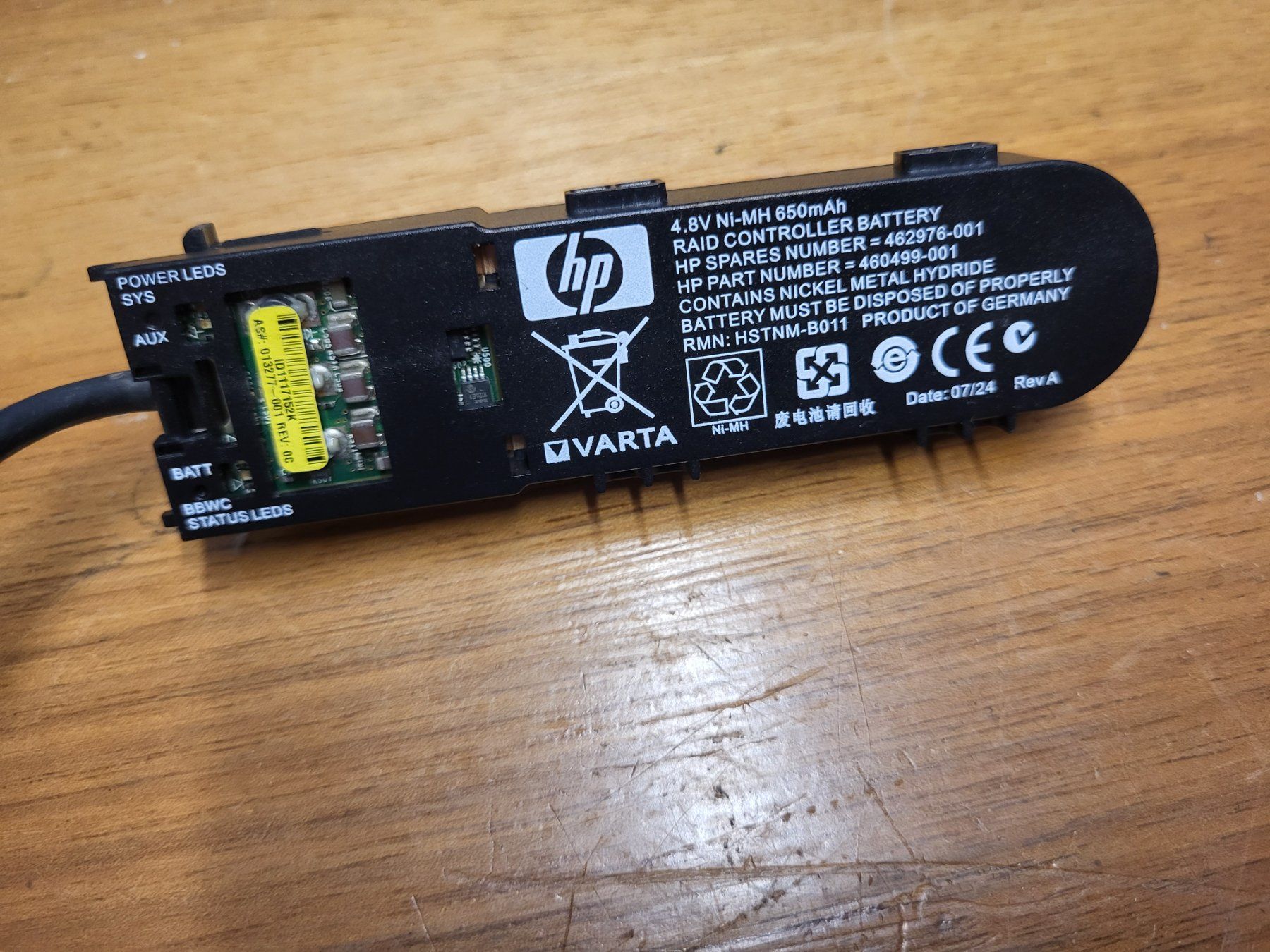 Server: Akku für HP Smart Raid Controller – Nuovo (secondo la descrizione) da S. Carlo GR venduto da hb9tvm