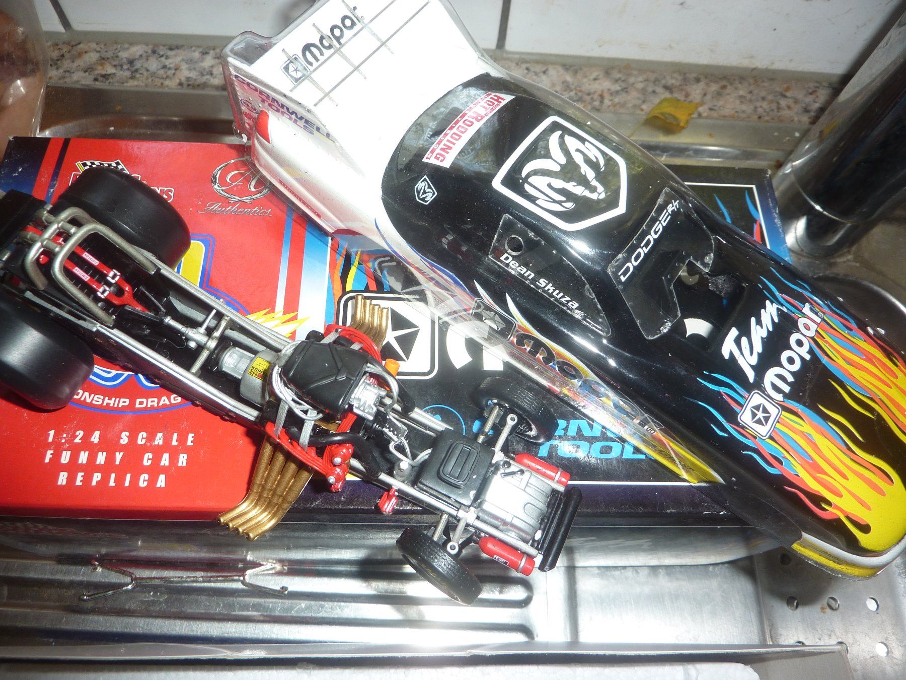 AMT/ERTL Modellini d'auto: FUNNY CAR – Nuovo e nell'imballaggio originale da Balsthal venduto da bouteliee 2