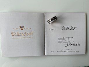 Wellendorff Ringe: Wellendorff Schwarze Seide mit Diamantring – Neu (gemäss Beschreibung) aus Hünenberg von Member58 5