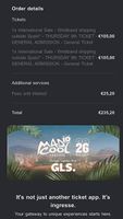 2 General Tickets Thursday 9 July Madcool Festival