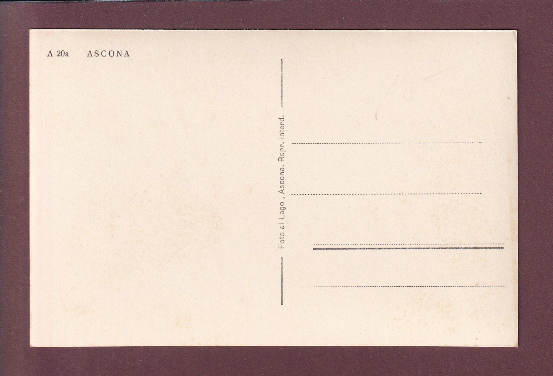 Cartoline postali: ASCONA - Lavandaia – Usato da Pully venduto da nicecards 1